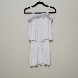 Ramy Brook White Mini Dress